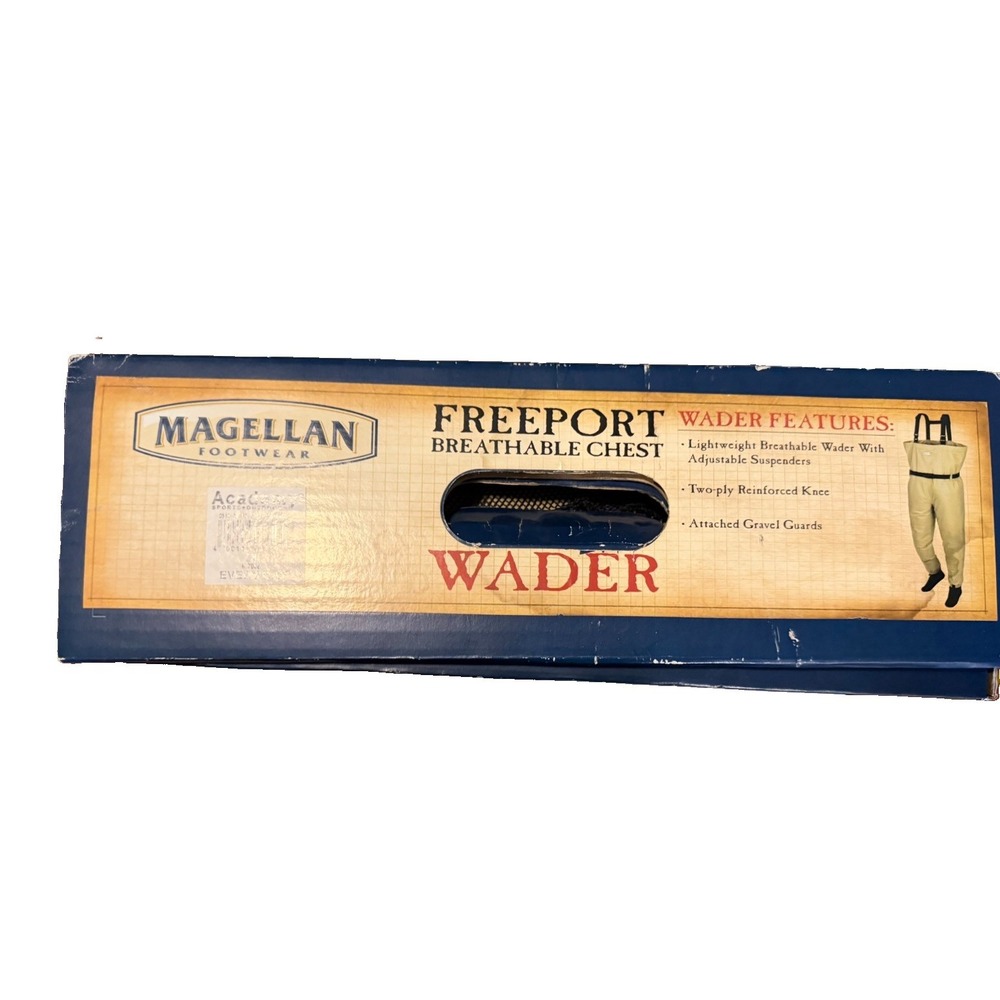 NIB Magellan Freeport Breathable Chest Waders Men's Small M7062 Stockingfoot
